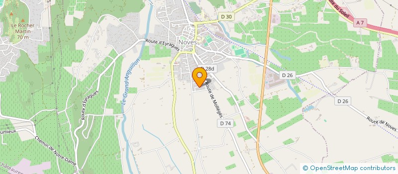 localisation de l'entreprise MADAME AMELIE MULET  NOVES