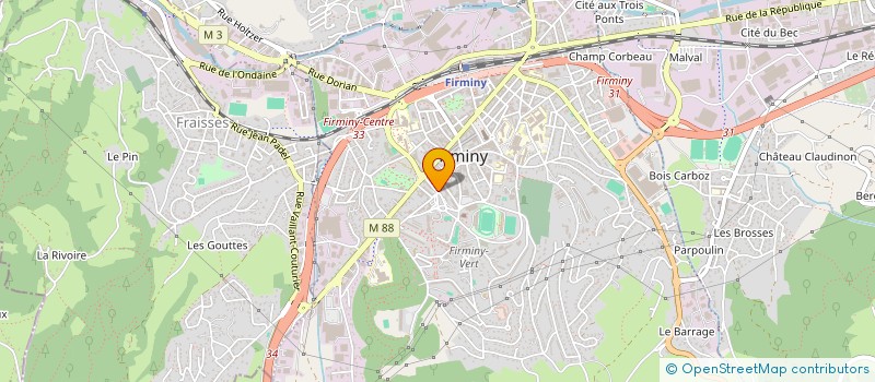 localisation de l'entreprise MADAME AMELIE MURE  FIRMINY