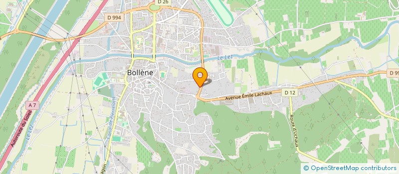 localisation de l'entreprise MADAME AMELIE NAKICEN  BOLLENE