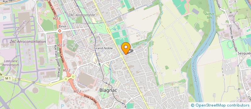 localisation de l'entreprise MADAME AMELIE NAVARRO  BLAGNAC