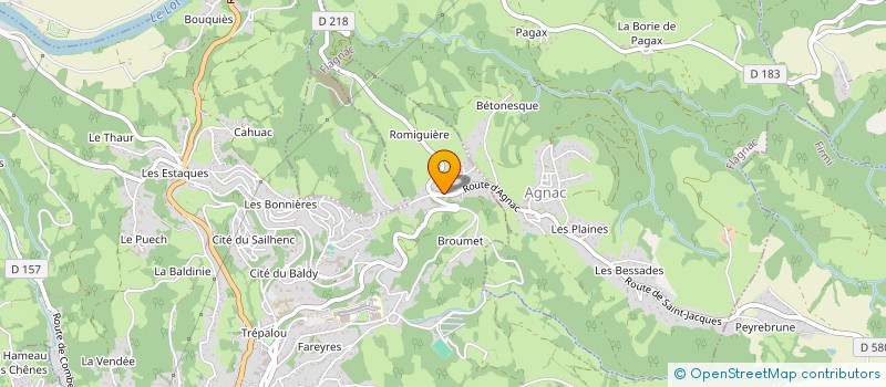 localisation de l'entreprise MADAME AMELIE NAVARRO  DECAZEVILLE