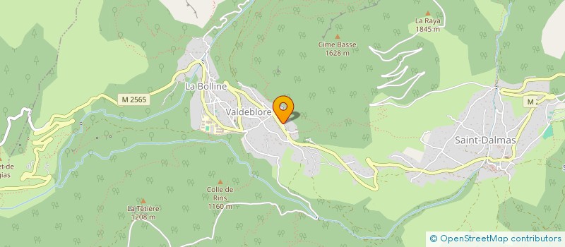 localisation de l'entreprise MADAME AMELIE NAVAS  VALDEBLORE