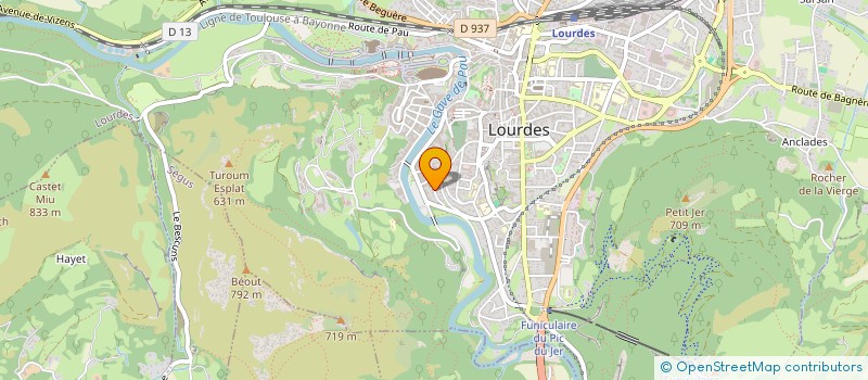 localisation de l'entreprise MADAME AMELIE NDILLE à LOURDES