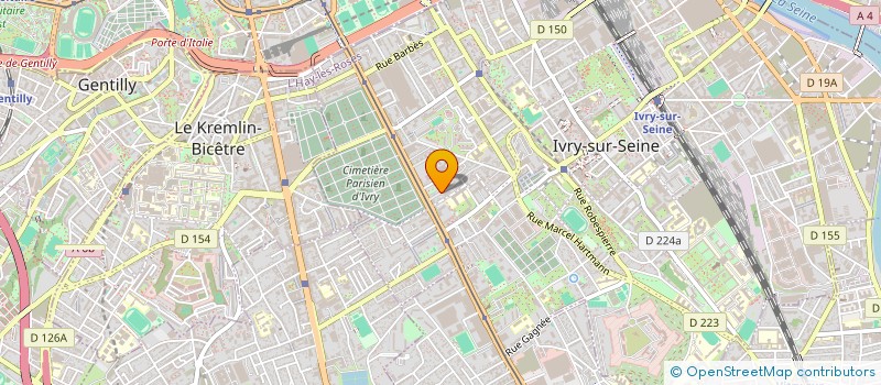 localisation de l'entreprise MADAME AMELIE NDOUTOUME  IVRY-SUR-SEINE