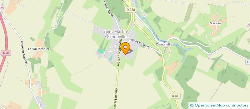 localisation de l'entreprise MADAME AMELIE NEVEU  SAINT-MARTIN-OSMONVILLE