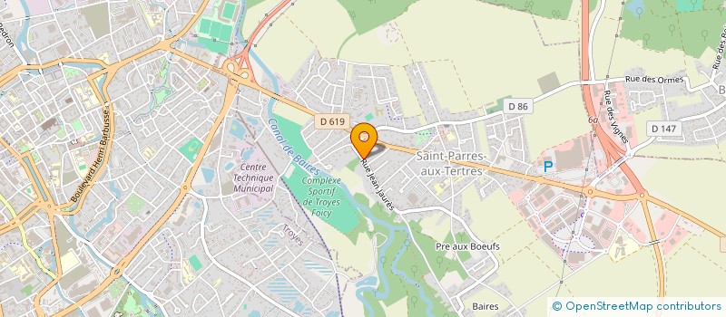 localisation de l'entreprise MADAME AMELIE NGO  SAINT-PARRES-AUX-TERTRES