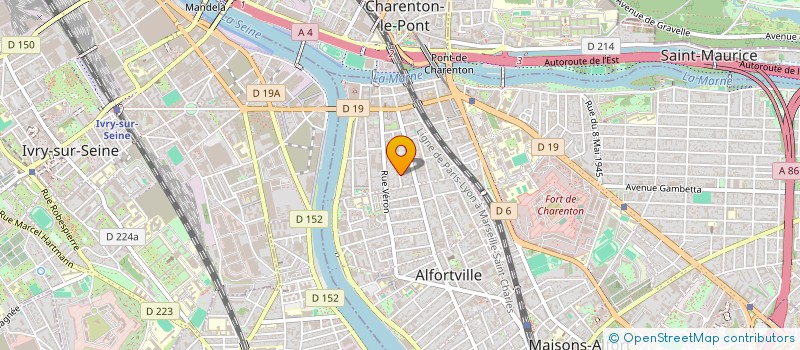 localisation de l'entreprise MADAME AMELIE NICOLAS à ALFORTVILLE