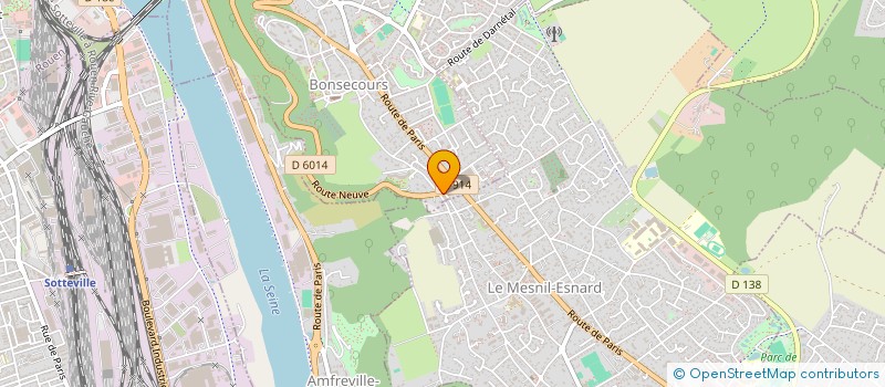 localisation de l'entreprise MADAME AMELIE NOE  BONSECOURS