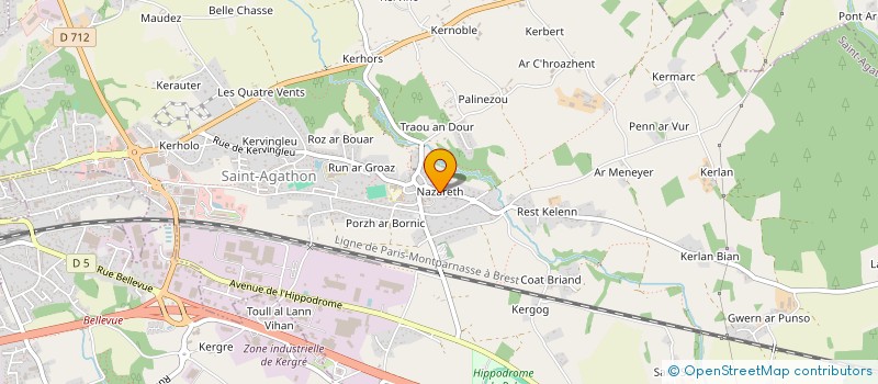 localisation de l'entreprise MADAME AMELIE OBRIOT  SAINT-AGATHON