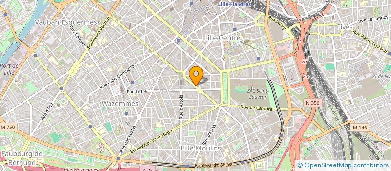 localisation de l'entreprise MADAME AMELIE ORLHAC à LILLE