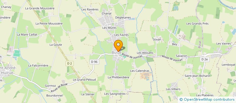 localisation de l'entreprise MADAME AMELIE PACHECO à BIZIAT