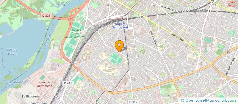 localisation de l'entreprise MADAME AMELIE PANCHER à ANGERS