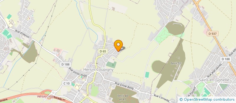 localisation de l'entreprise MADAME AMELIE PANNIER  HERSIN-COUPIGNY