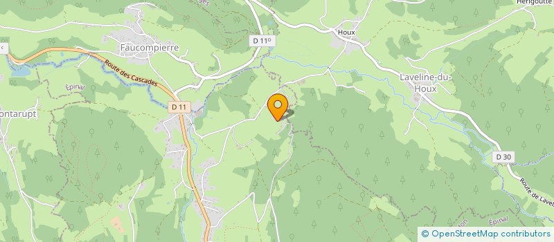 localisation de l'entreprise MADAME AMELIE PARMENTIER  TENDON