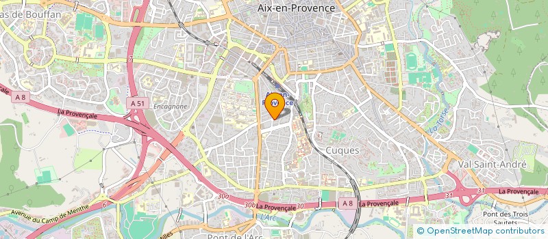 localisation de l'entreprise MADAME AMELIE PASCAL  AIX-EN-PROVENCE