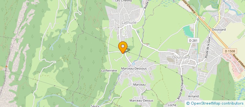 localisation de l'entreprise MADAME AMELIE PASTRE  LATHUILE