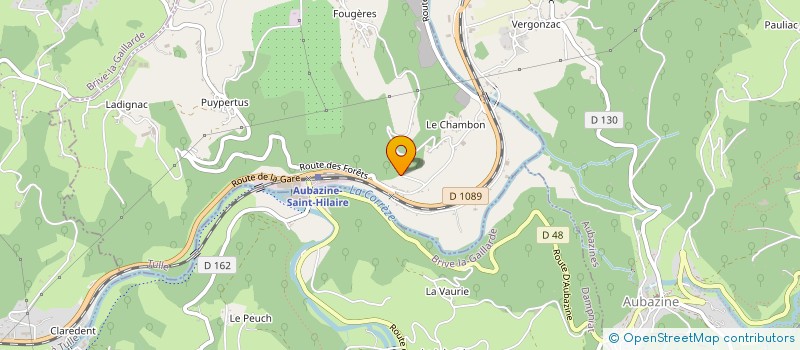 localisation de l'entreprise MADAME AMELIE PATERNE  BRIVE-LA-GAILLARDE