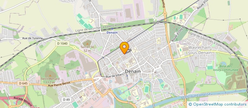 localisation de l'entreprise MADAME AMELIE PATTYN  DENAIN