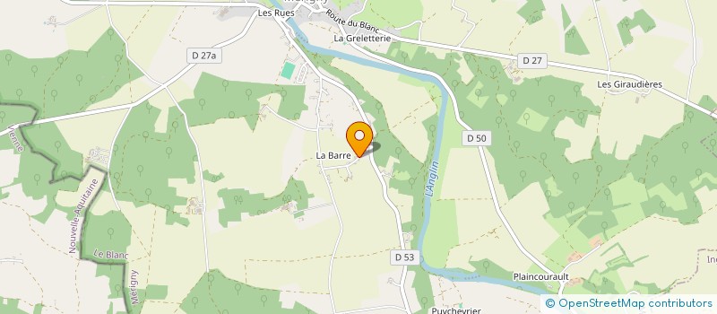 localisation de l'entreprise MADAME AMELIE PAUL à MERIGNY