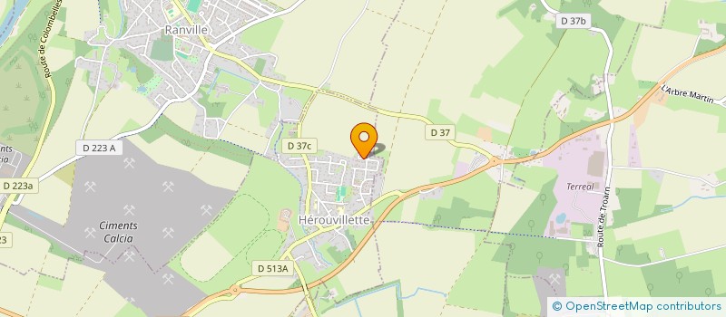 localisation de l'entreprise MADAME AMELIE PAUMIER  HEROUVILLETTE