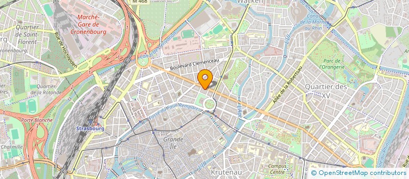 localisation de l'entreprise MADAME AMELIE PEDRONO  STRASBOURG