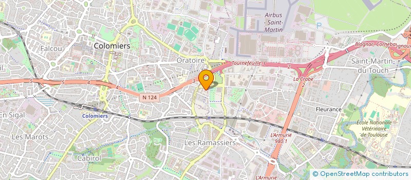 localisation de l'entreprise MADAME AMELIE PEIXOTO à TOULOUSE