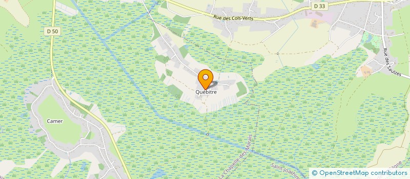 localisation de l'entreprise MADAME AMELIE PELE-LEBASCLE  LA CHAPELLE-DES-MARAIS