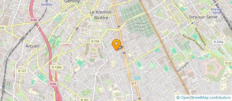 localisation de l'entreprise MADAME AMELIE PERAUD à VILLEJUIF