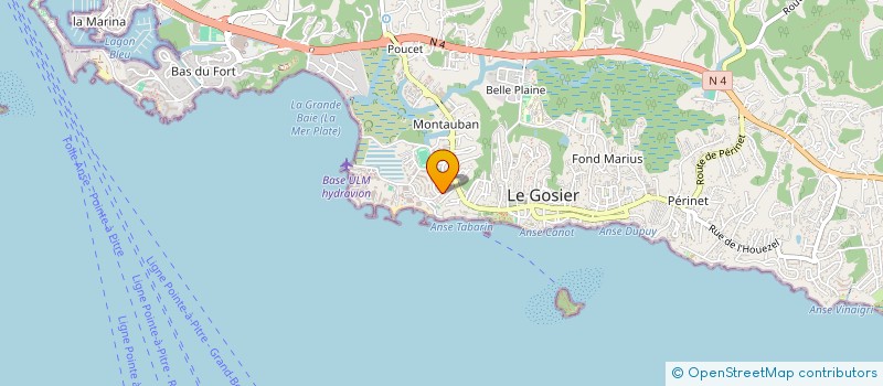 localisation de l'entreprise MADAME AMELIE PERNOT  LE GOSIER