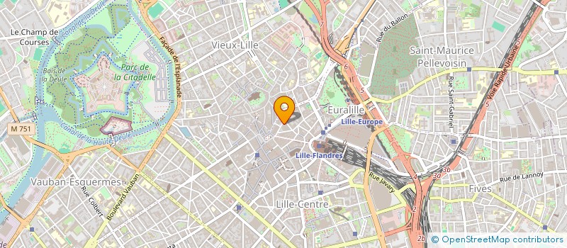 localisation de l'entreprise MADAME AMELIE PERRIN à LILLE