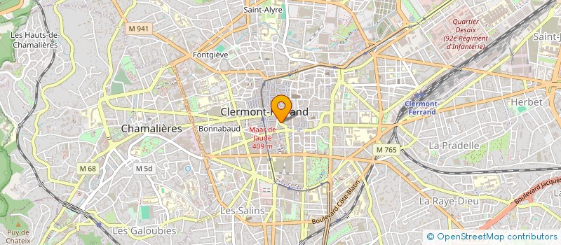 localisation de l'entreprise MADAME AMELIE PERRON  CLERMONT-FERRAND