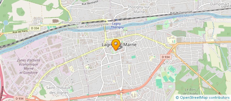 localisation de l'entreprise MADAME AMELIE PICY  LAGNY-SUR-MARNE