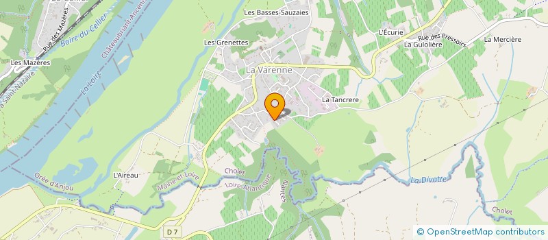 localisation de l'entreprise MADAME AMELIE PILLET à MONTREVAULT-SUR-EVRE