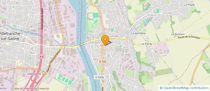 localisation de l'entreprise MADAME AMELIE PILLOUX à JASSANS-RIOTTIER