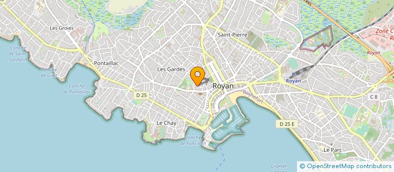 localisation de l'entreprise MADAME AMELIE PINEAU  ROYAN