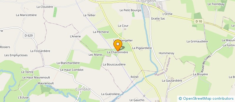 localisation de l'entreprise MADAME AMELIE PITOU à COURGEON