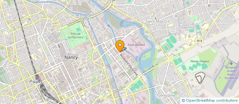 localisation de l'entreprise MADAME AMELIE POIROT  NANCY