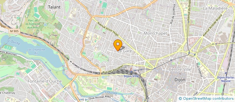 localisation de l'entreprise MADAME AMELIE POIRROTTE  DIJON