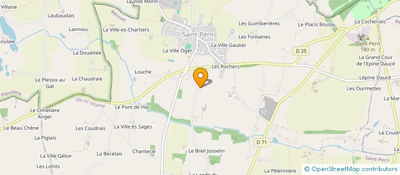 localisation de l'entreprise MADAME AMELIE POTEL  SAINT-PERN