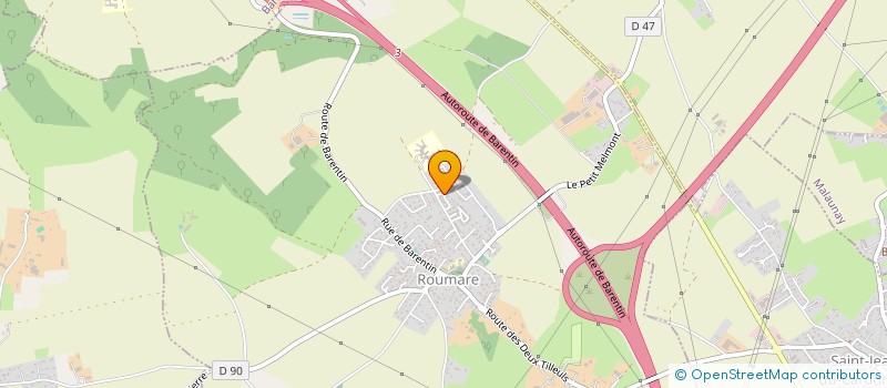 localisation de l'entreprise MADAME AMELIE POTENTIER  ROUMARE