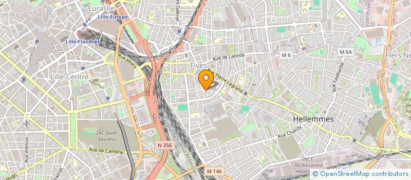 localisation de l'entreprise MADAME AMELIE POUILLE à LILLE