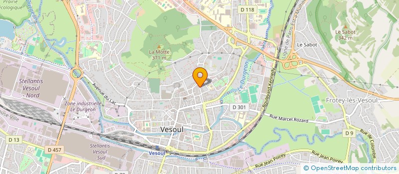 localisation de l'entreprise MADAME AMELIE PRETRE  VESOUL