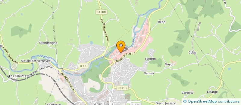 localisation de l'entreprise MADAME AMELIE PRIMO  AMPLEPUIS