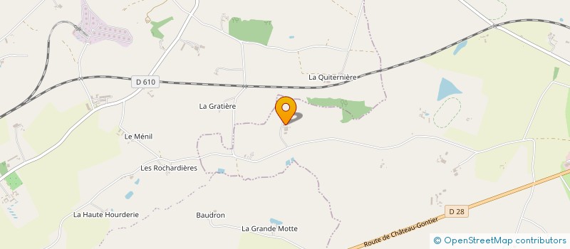 localisation de l'entreprise MADAME AMELIE PROUTEAU  GREZ-EN-BOUERE