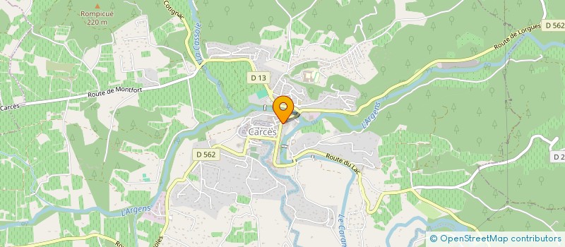 localisation de l'entreprise MADAME AMELIE PUIROUX  MONTFORT-SUR-ARGENS