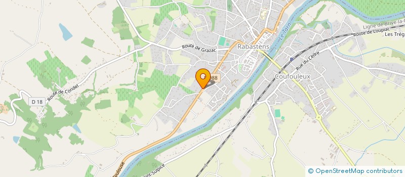 localisation de l'entreprise MADAME AMELIE PUJOL  RABASTENS