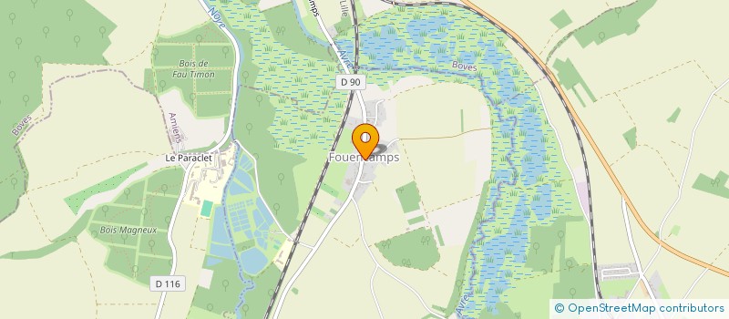 localisation de l'entreprise MADAME AMELIE QUIGNON  FOUENCAMPS