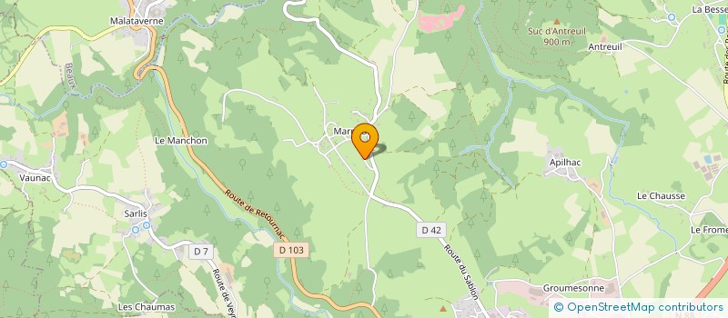 localisation de l'entreprise MADAME AMELIE RABEYRIN  YSSINGEAUX