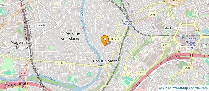 localisation de l'entreprise MADAME AMELIE RAFAITIN à BRY-SUR-MARNE