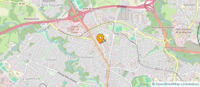 localisation de l'entreprise MADAME AMELIE RAFFOUX à NANTES